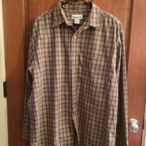 Carhartt Men's Plaid Cotton Shirt Large